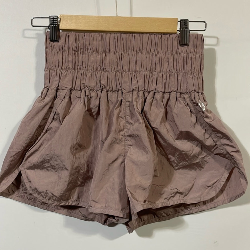 FP Movement by Free People Dusty Mauve High-Waist Athletic Shorts